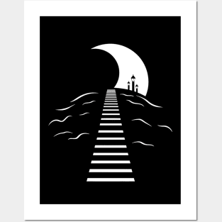 Stairway To The Moon Posters and Art